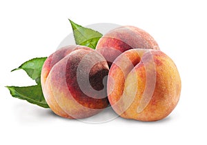 Three peaches