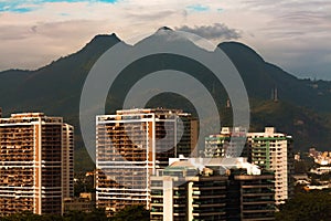 Three peak mountain in Rio Brazil