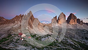 The Three Peaks of Lavaredo.