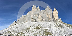 Three peaks of Lavaredo