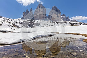 The Three Peaks of Lavaredo Tre Cime di Lavaredo