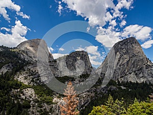 Three Peaks in Yosemite National Park