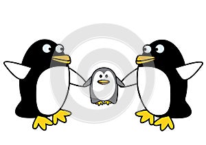 The three penguins