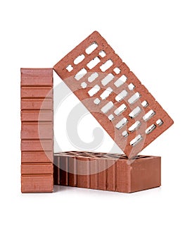 Three perforated bricks