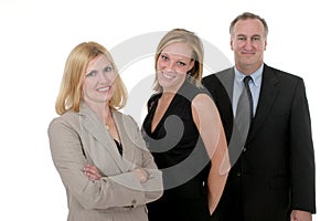 Three Person Business Team 2