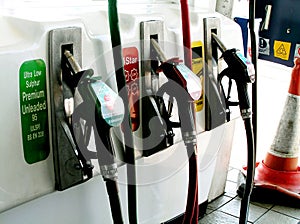 Three Petrol Pumps