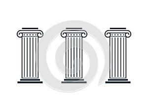 Three pillar diagram photo