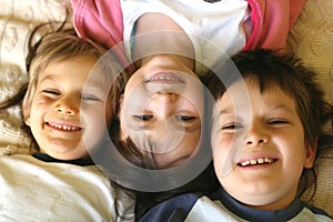 Three Playful Children