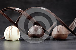 Three pralines