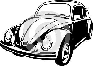 Three quarter view of a beetle