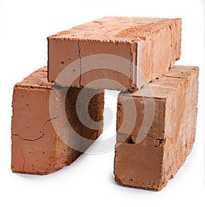 Three red-brick