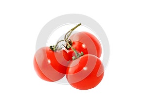 Three red tomatoes