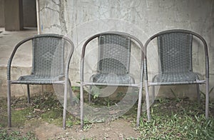 Three retro chair