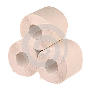 Three rolls of paper