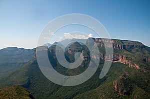 Three rondavels mountain in Graskop