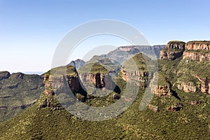 The three rondavels rock formation