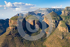 The Three Rondavels view, South Africa