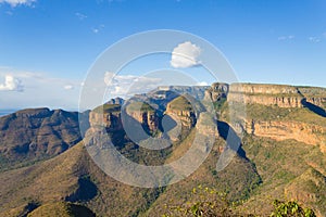 The Three Rondavels view, South Africa