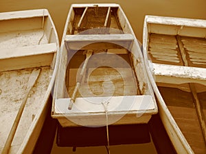 Three Rowboats
