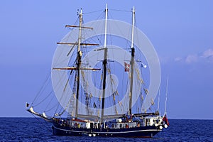 Three sail schooner