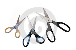 Three scissors