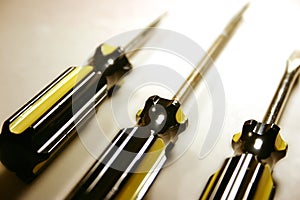 Three screwdrivers photo