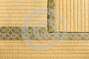 Three sections of tatami, japanese traditioanl room floor mat, l