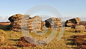 Three Ships Rocks in Derbyshire