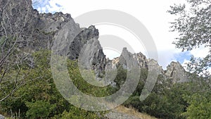 Three Sisters` Canyon Trail Outcrops
