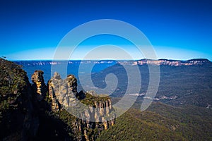 Three Sisters landmark Blue Mountains National Park Australia