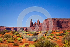 The Three Sisters, Monument Valley National Park,