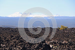 Three Sisters From Newberry National Volcanic Monument