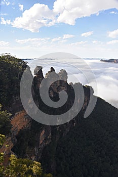 Three Sisters rock formation in the Blue Mountains National Park