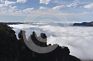 Three Sisters rock formation in the Blue Mountains National Park