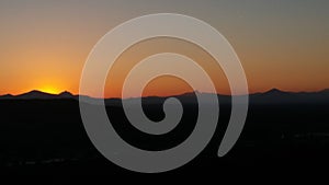 Three Sisters Sunset