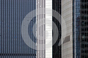 Three skyscraper - closeup