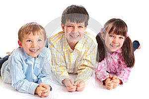 Three Smiling Children