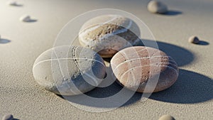 Minimalistic setting. The soft lighting highlights the texture and