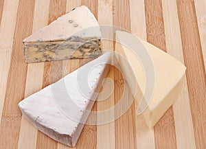 Three sort of cheese photo