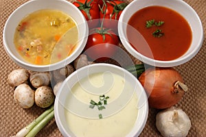 Three soups photo