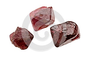 Three spinel crystals