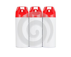 Three Spray Cans
