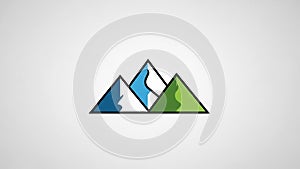 Blue the middle is a mix of blue and white and the right one