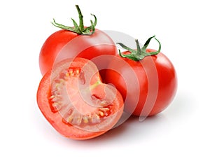 Three tomatoes photo