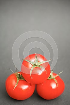 Three tomatoes