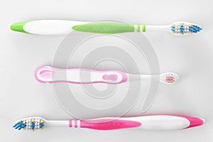 Three toothbrush