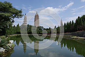 The three-tower temple