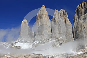 The three towers of Torres del Paine