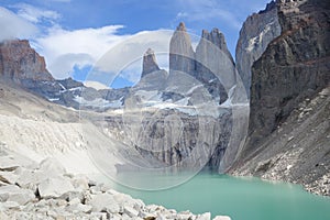 The Three Towers at Torres del Paine National Park, Patagonia