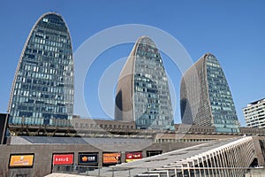 The Three Towers at Xihuan Square near Beijing North Train Station, Xizhimen district, Beijing